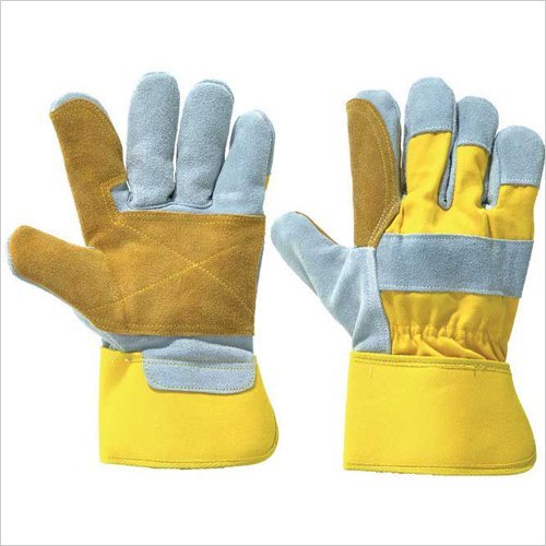 Unisex Plain Rigger Gloves, Size: Medium, Finger Type: Full Fingered