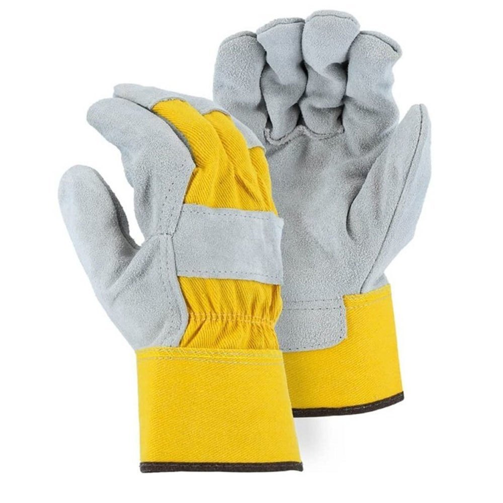 Unisex Rigger Canadian Leather Gloves, 6inch, Finger Type: Full Fingered