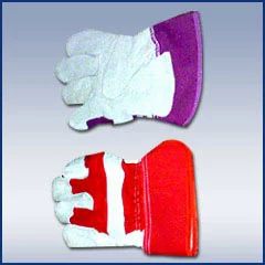 Unisex Plain Rigger Gloves, 1-5 Inches, Finger Type: Full Fingered