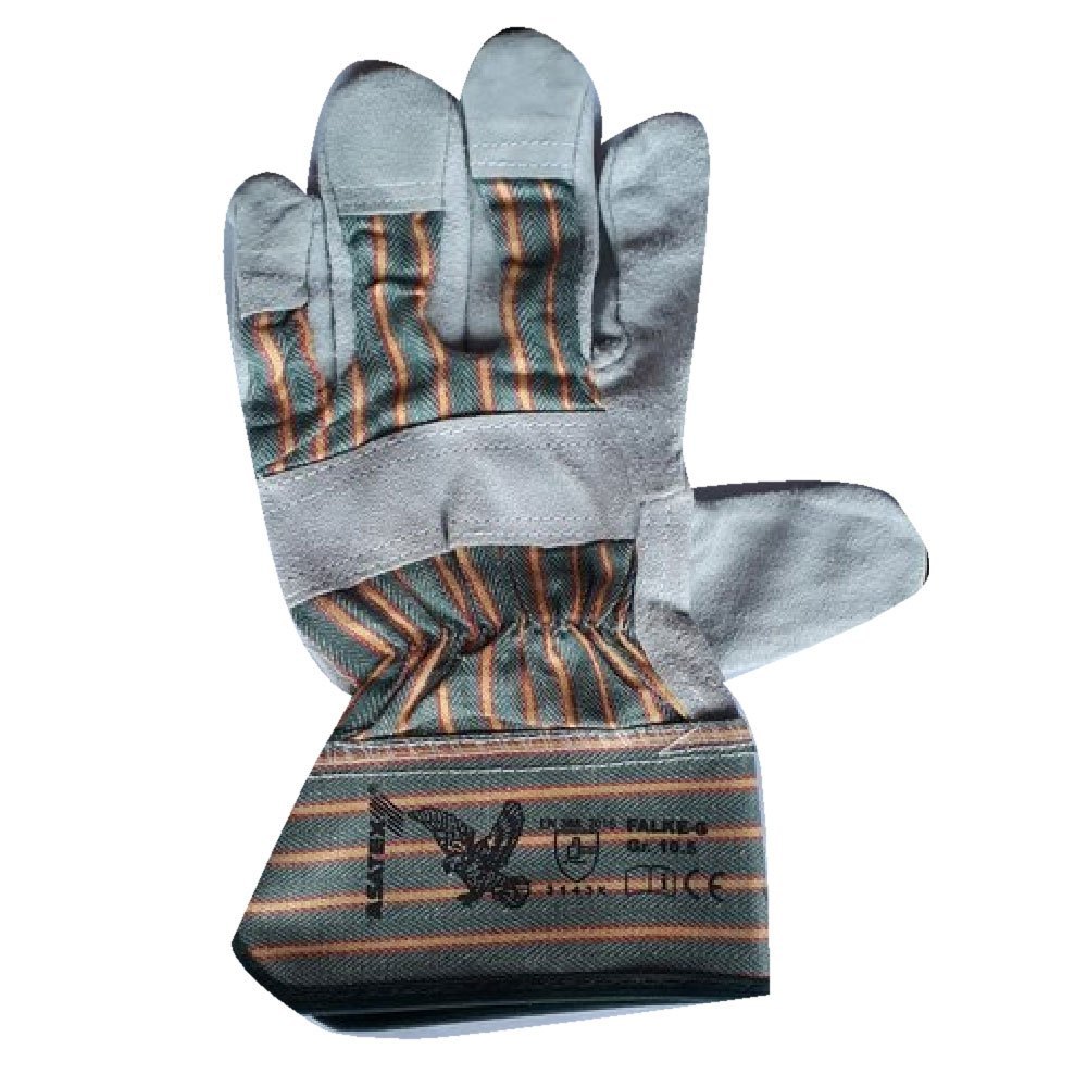 Asatex Rigger Hand Gloves, 6 Inch, Finger Type: Full Fingered