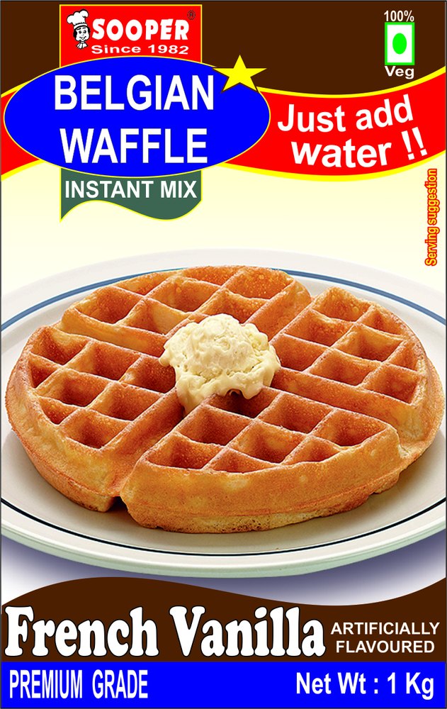 Belgian Waffle PreMix - French Vanilla Flavour