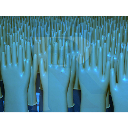 Latex Rubber Gloves, for Industrial Use
