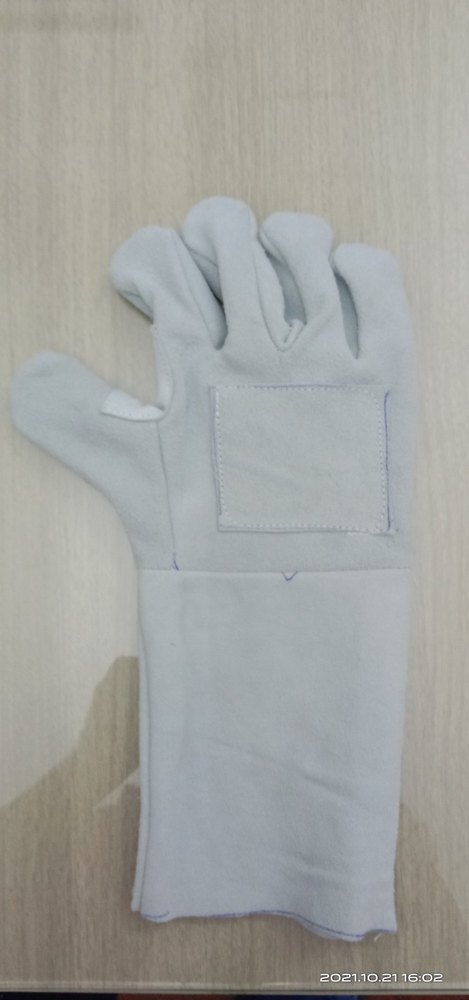 White Leather Reversible Multipurpose Gloves, For Industrial