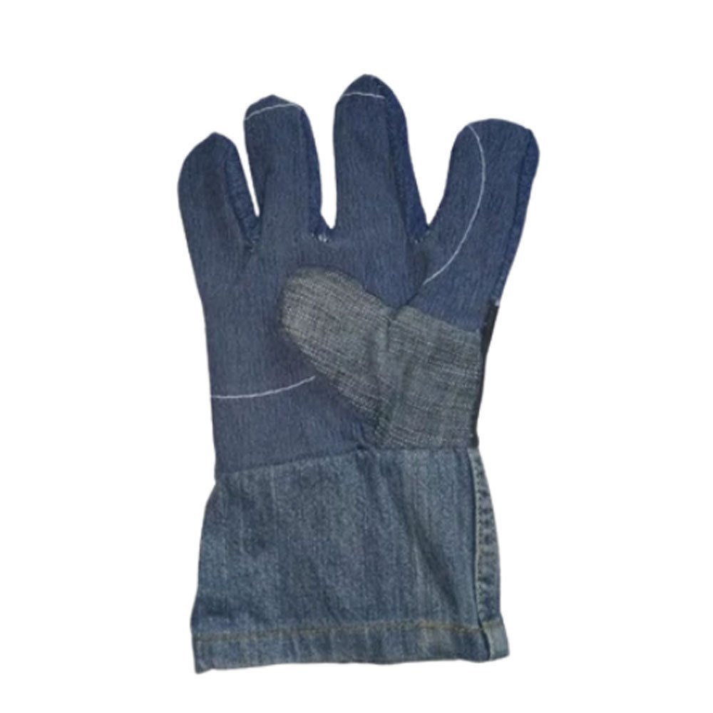 Blue Jeans Hand Gloves, For Machine Operation, Size: Small