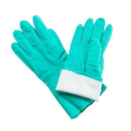 Rubber Plain Lining Gloves, Size: Medium