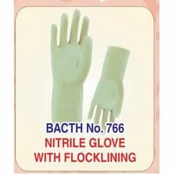 Free Size Nitrile Glove With Flocklining