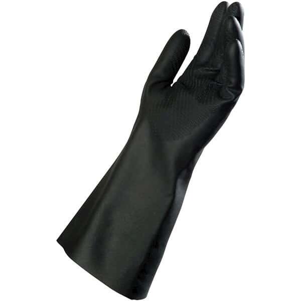 Black Plain CP MAPA Butoflex 650 Cotton-Lined Butyl Glove
