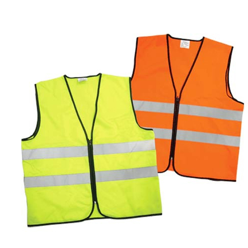 Unisex Orange Safety Reflective Jacket, For Construction