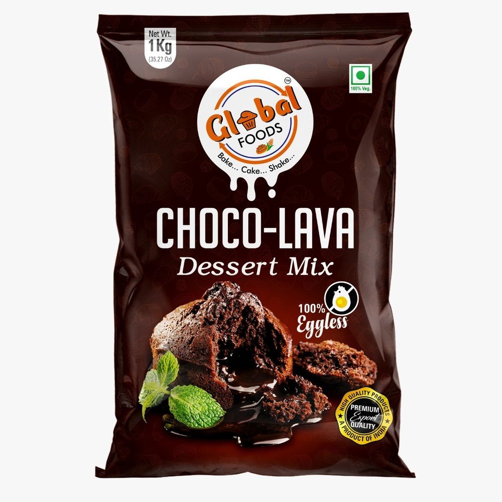 Bakeflo Brown Chocolava Cup Cake Pre Mix (Egg Free), For Bakery, Powder