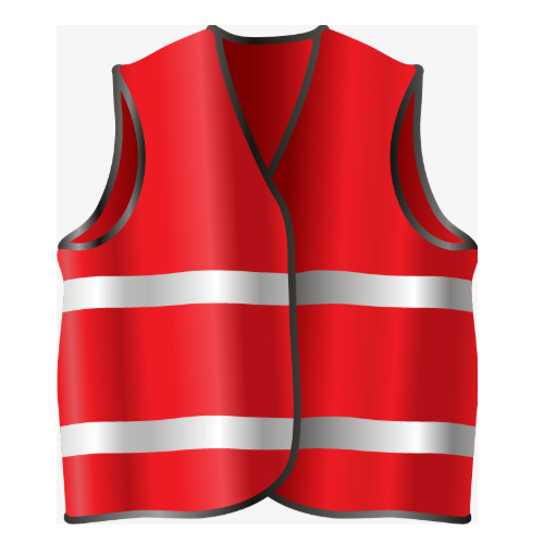 v4you Polyester Construction Safety Jackets, Traffic Control and Auto Racing