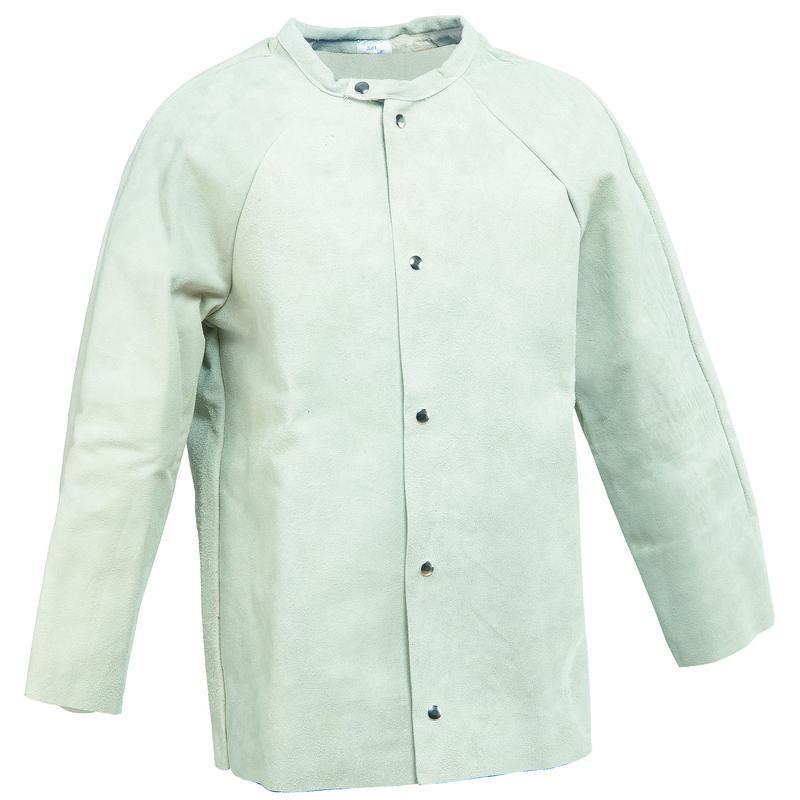 Full Sleeves Polyester Welding Leather Jacket, For Construction, Model Name/Number: Tillman