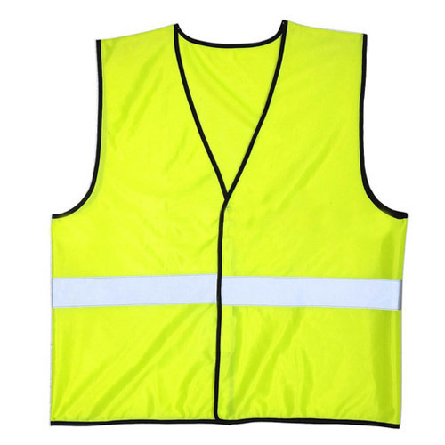 Value Box Without Sleeves Safety Jacket, For Construction, Size: Large