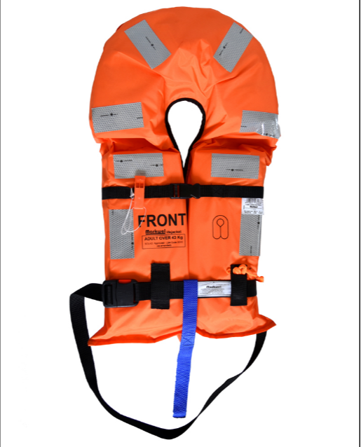 Orange Polyester Solas Approved Life Jacket, For Marine Safety