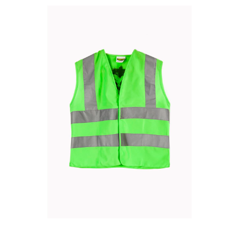 Green Polyester Hi Visibility Jackets, Size: Large And XL