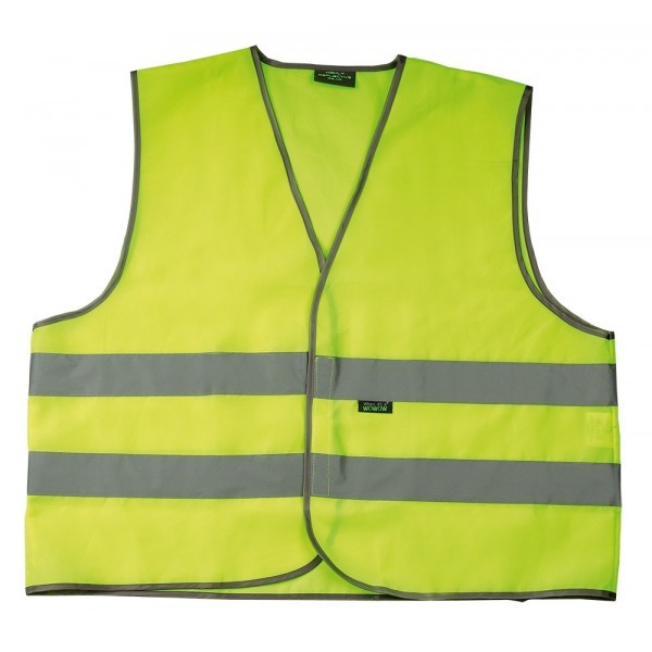 Balaji Yellow, Orange Fluorescent Reflective Jacket, Size: Free Size