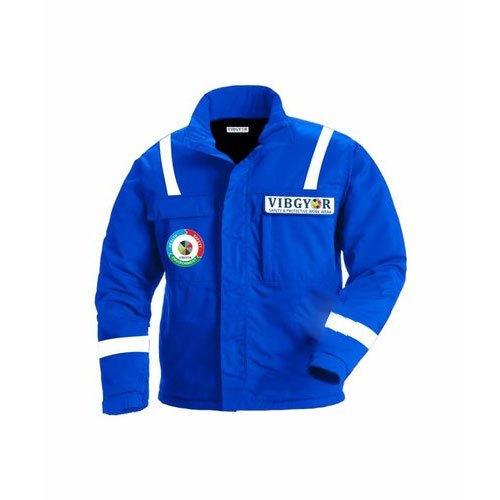 Full Sleeves Blue And Orange IFR Jacket, Size: S-XXL