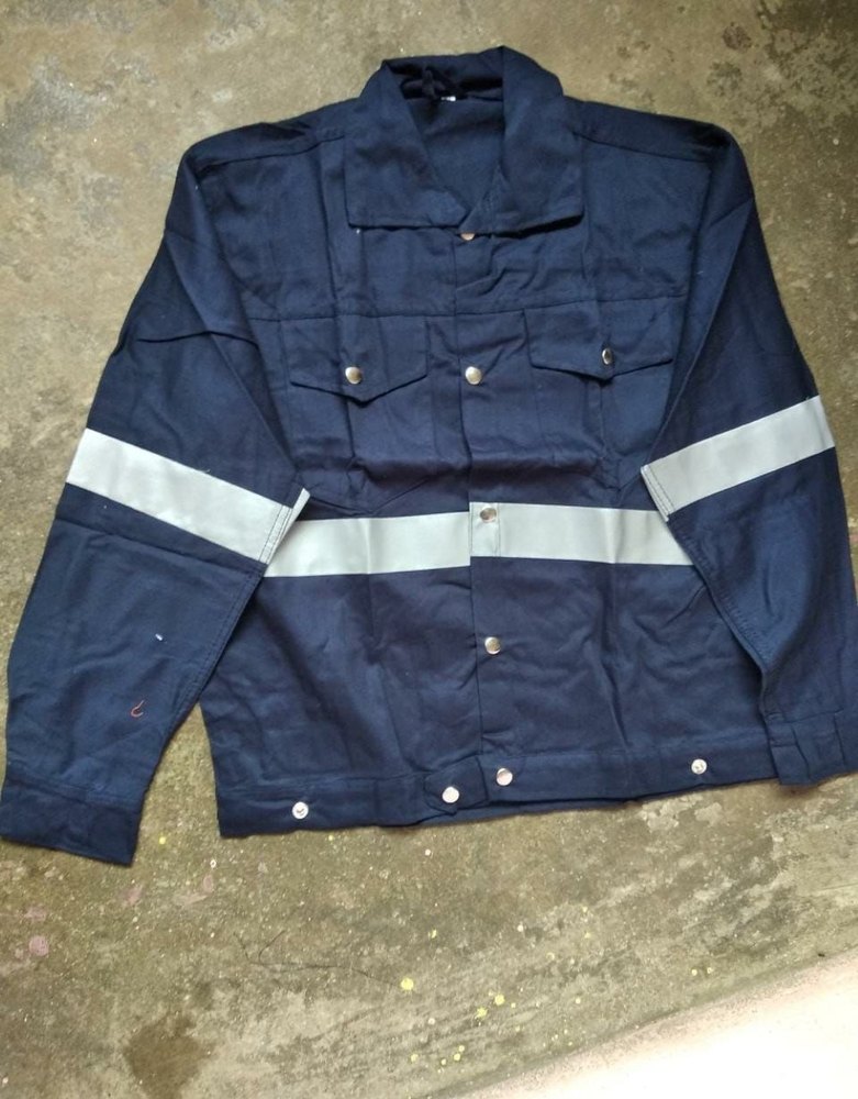 Full Sleeves denim, cotton Denim Safety Jacket