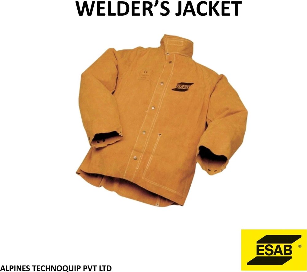 Full Sleeves Plain ESAB WELDING JACKET LW, Size: Large