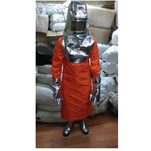Aluminised Back Open Foundry Jacket