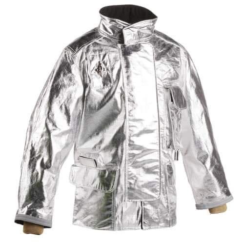 Full Sleeves Plain Aluminum Fireproof Jacket, For Fire Safety