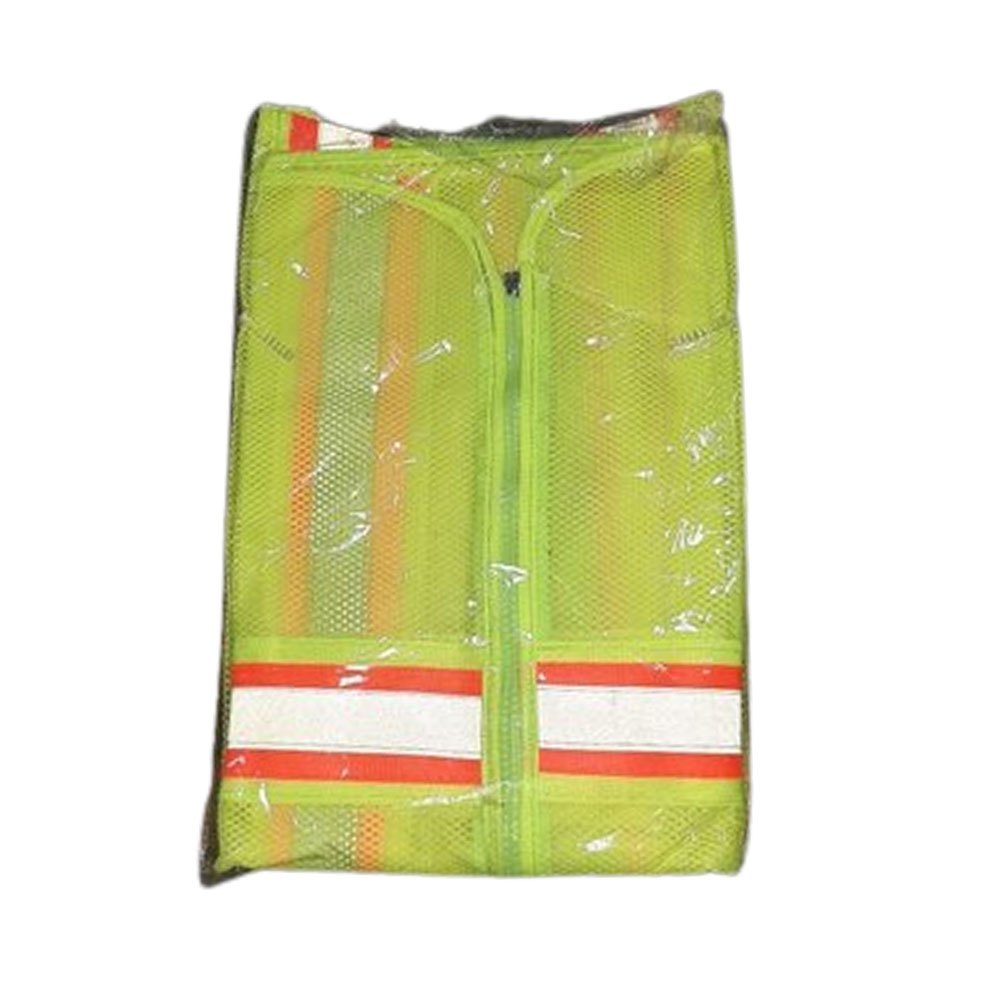 Without Sleeves Nylon Fire Safety Jacket, Size: Free Size