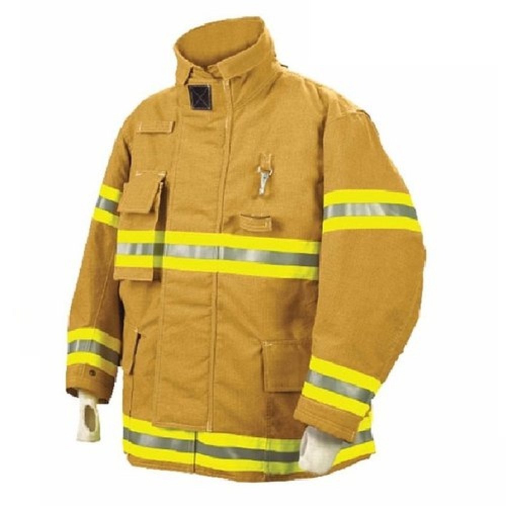 Brown (base) Full Sleeve Firefighter Safety Jacket