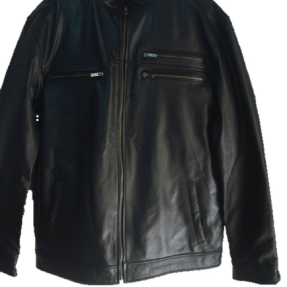 Black Men Leather Jacket