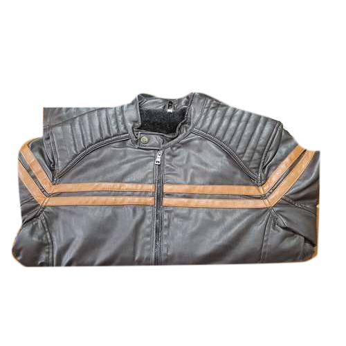 Men Leather Jacket, Packaging Type: Plastic Bag