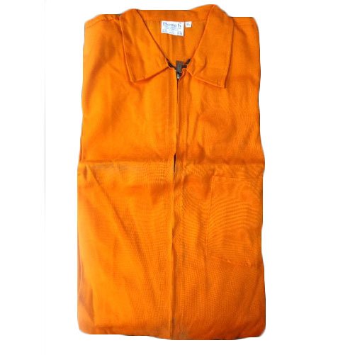 Orange Plain Heat Resistant Jacket, Packaging Type: Bag
