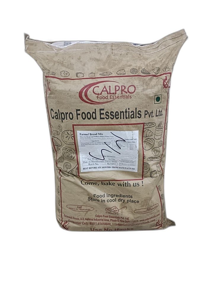 White Egg Less Farmer Bread Mix, Powder, Packaging Size: 5 kg
