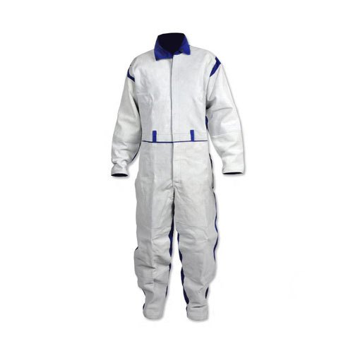 White, Green Unisex Sand Blasting Suit