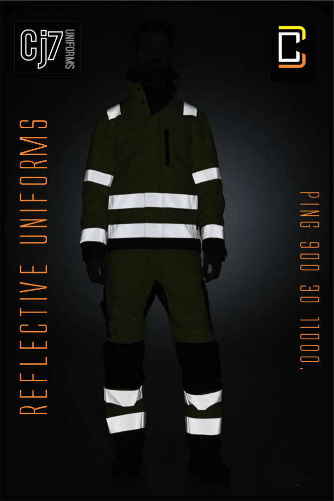 Coverall With Reflective Tape