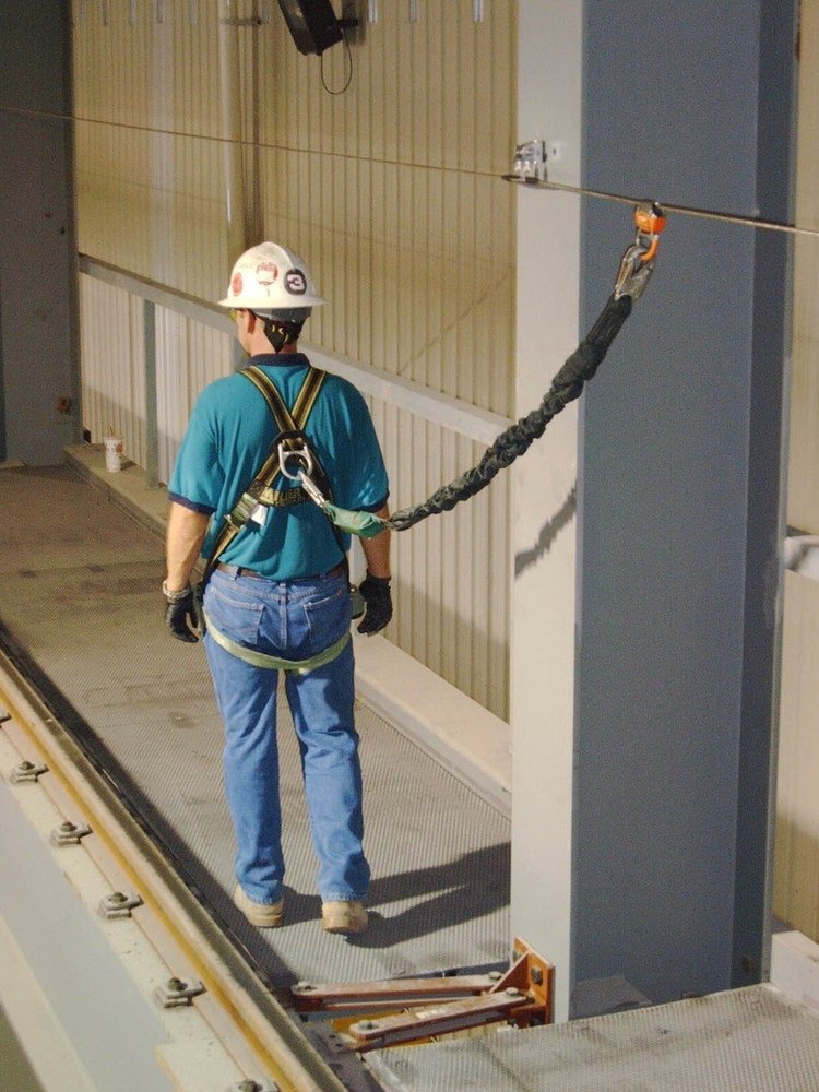 Stainless Steel Port Crane Fall Protection Equipment, Size: 20 Meter Length