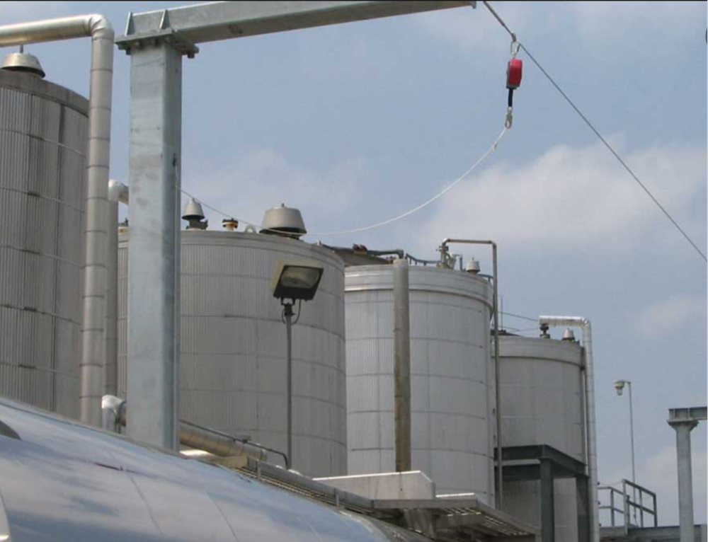loading unloading lifeline fall protection system, For Industrial