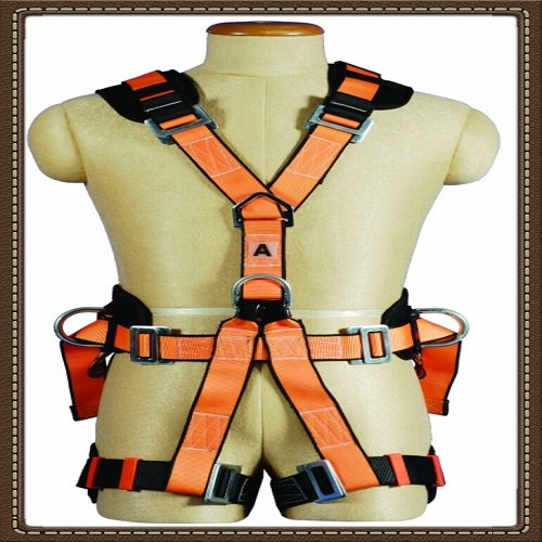 Polyester grey or Green Fully Body Harness, For Fall Protection, Size: Universal