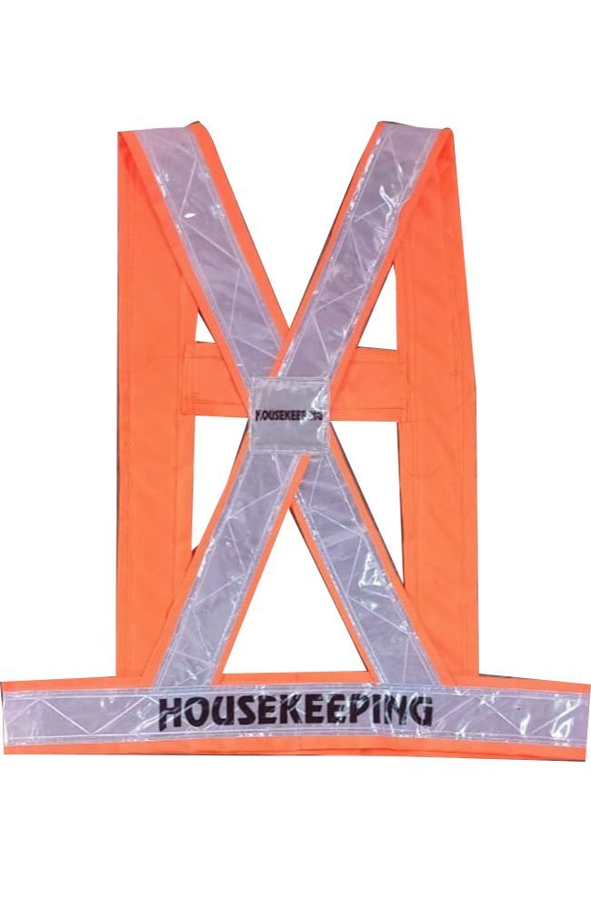 Polyester Reflective Safety Cross Belt, 300 Gm