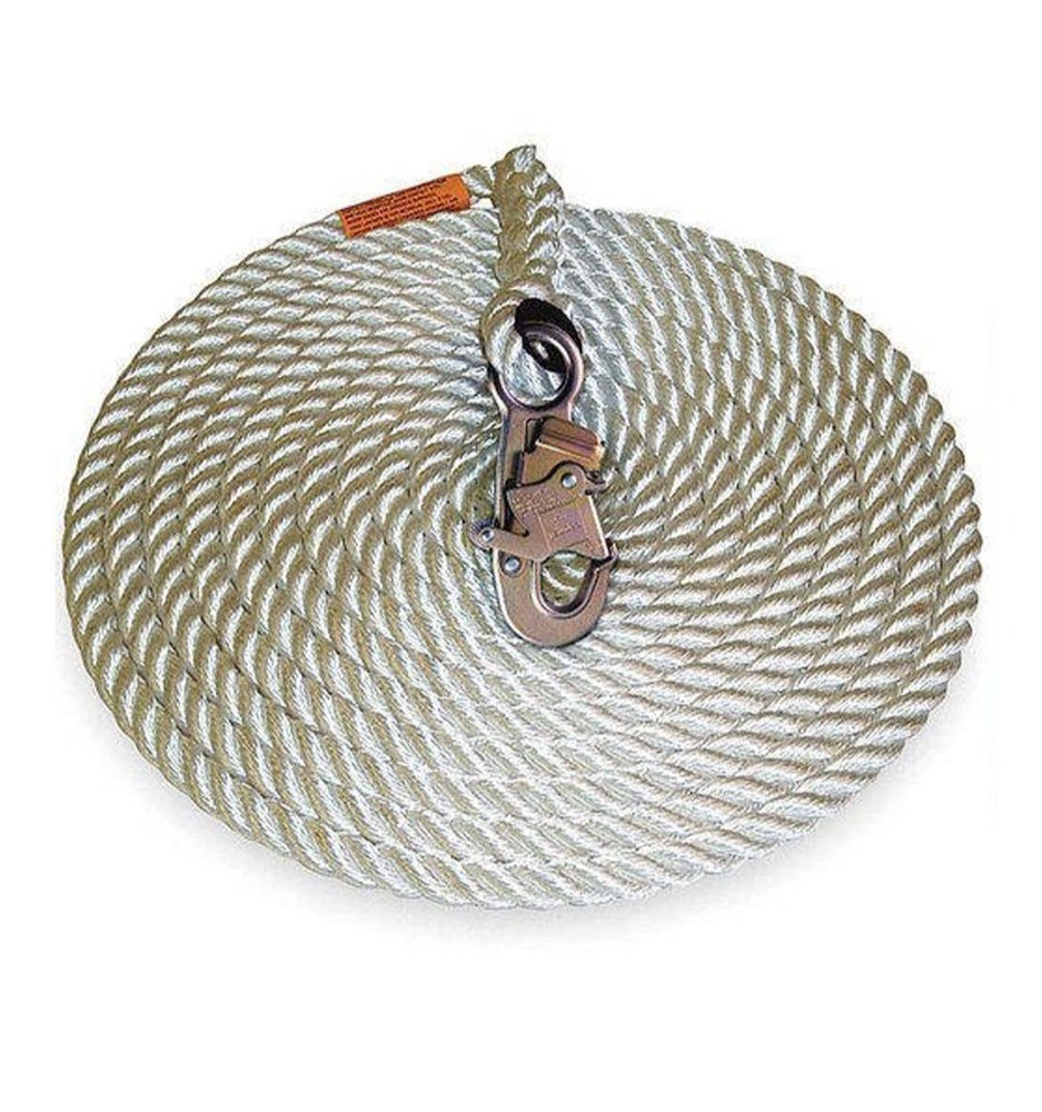 Nylon White Rope Safety Harness, 150 m, 14 mm