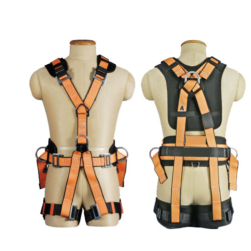 100% Polyester Yellow Full Body Harness Belt, Size: Standard Size