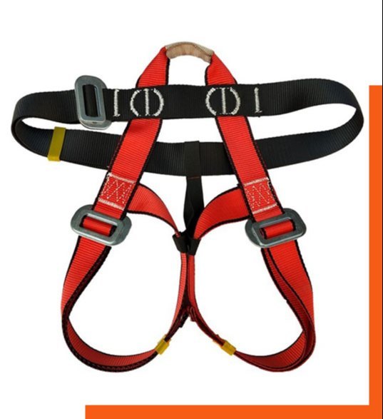 Nylon BLACK/RED Climbing Harness, Model Name/Number: Sitharness, Size: Universal