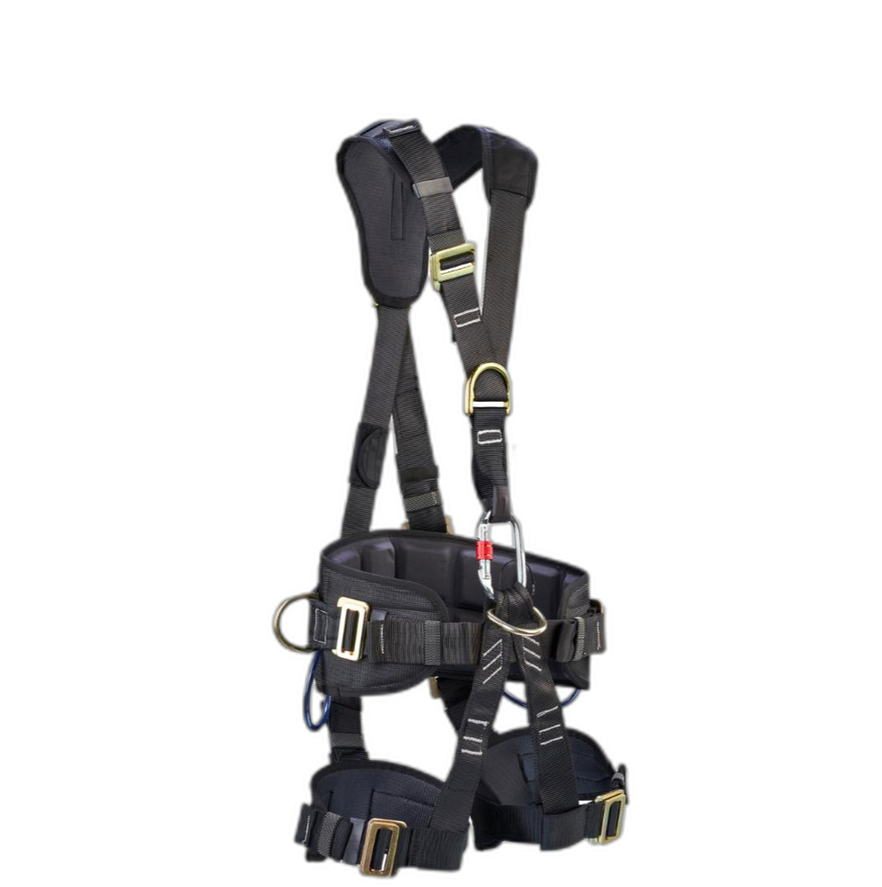 Black UDYOGI TOWER HARNESS ULTRATEK, For Fall Protection