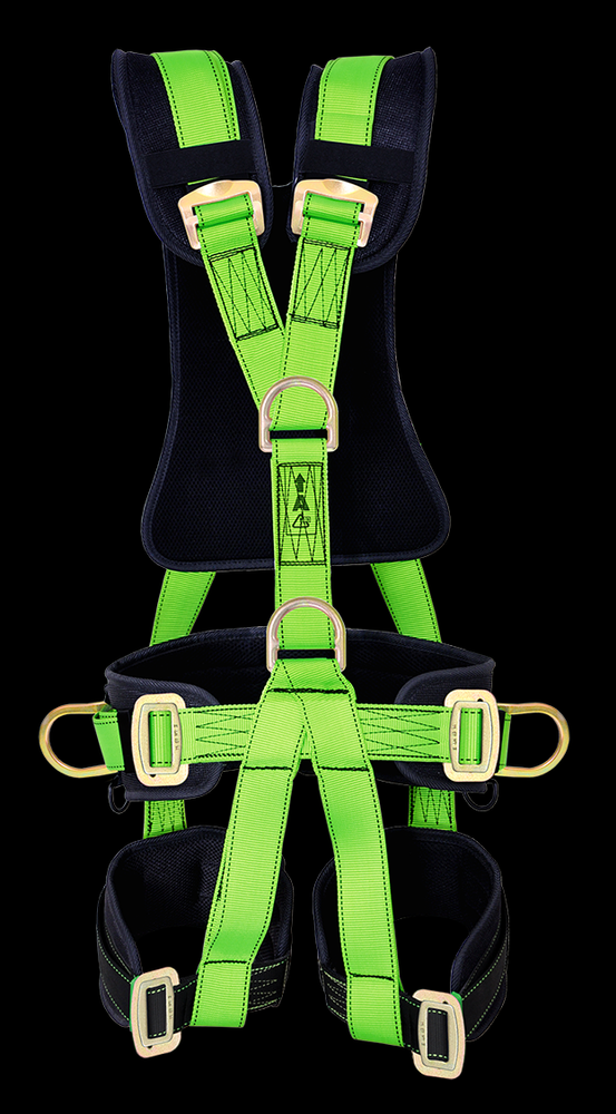 FERRETERRO BLACK AND GREEN Tower Climbing Safety Harness