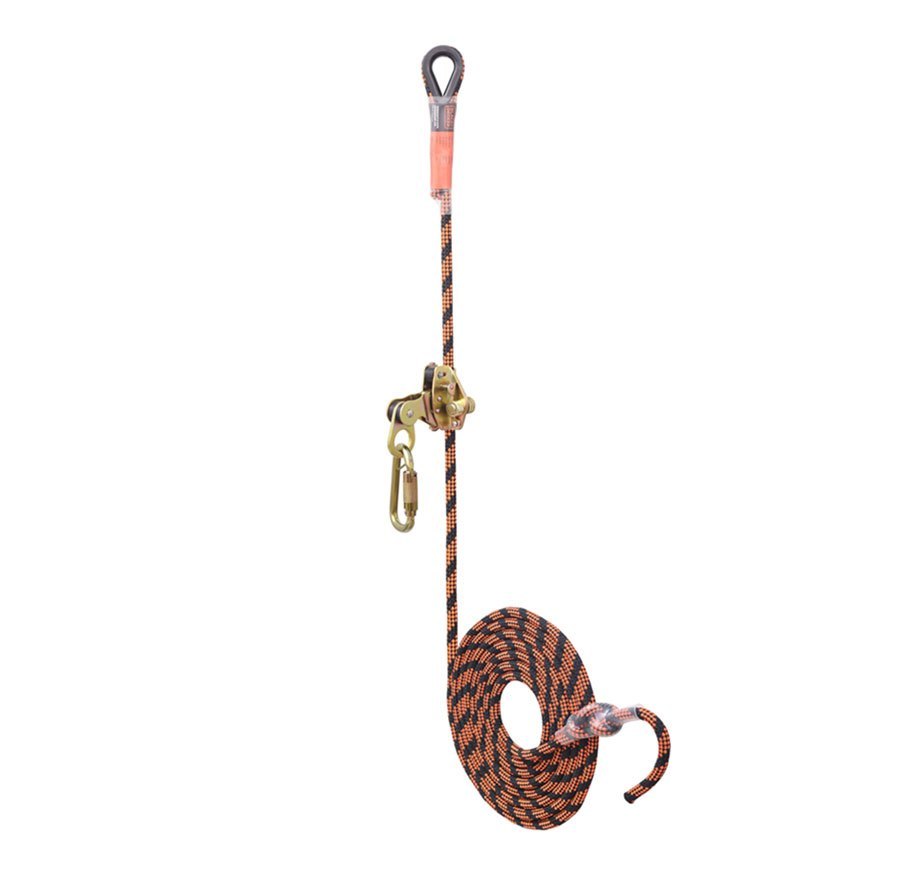Kernmantle Black + Decker Guided Type Fall Arrester On Flexible Anchorage Line