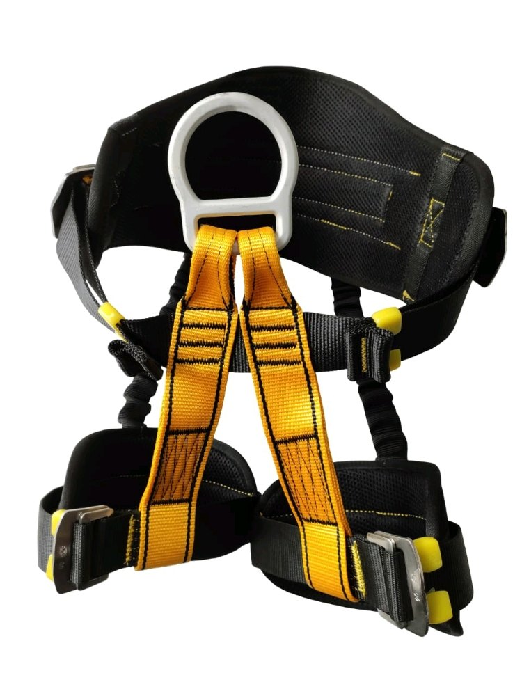 Hard Yellow IBS Polyester Sit Harness Belt, For Safety Purpose, Size: M