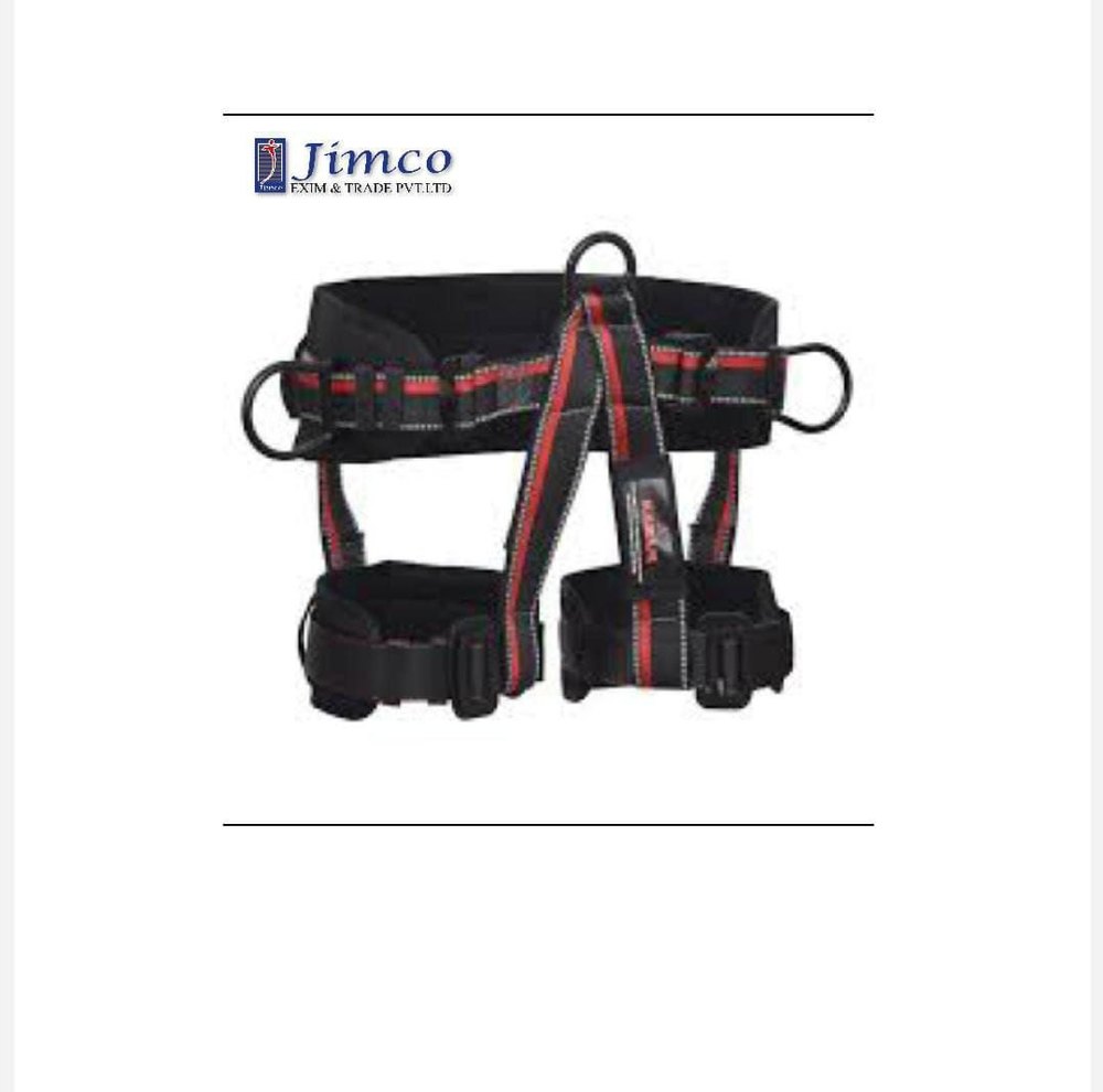 Cotton Black Karam Pn 51 Sit Harness, For Fall Protection