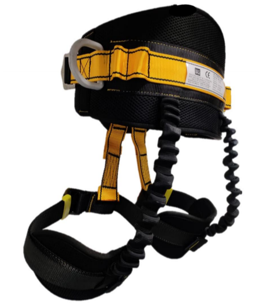 Yellow And Black Half Body Sit Harness, For Fall Protection, Model Number/Name: IBS10007