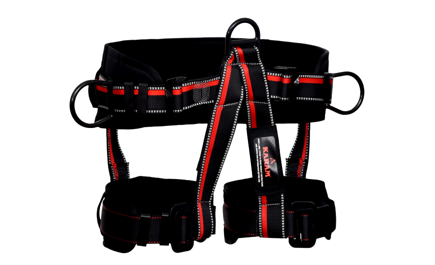 Black Adventure Sit Harness Ref : PN51, For Industrial