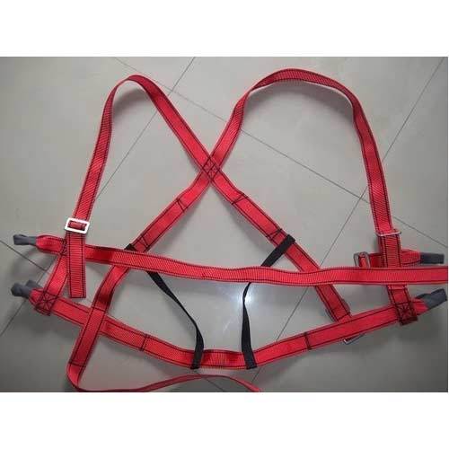 Red Fall Protection Safety Harness, For Industrial