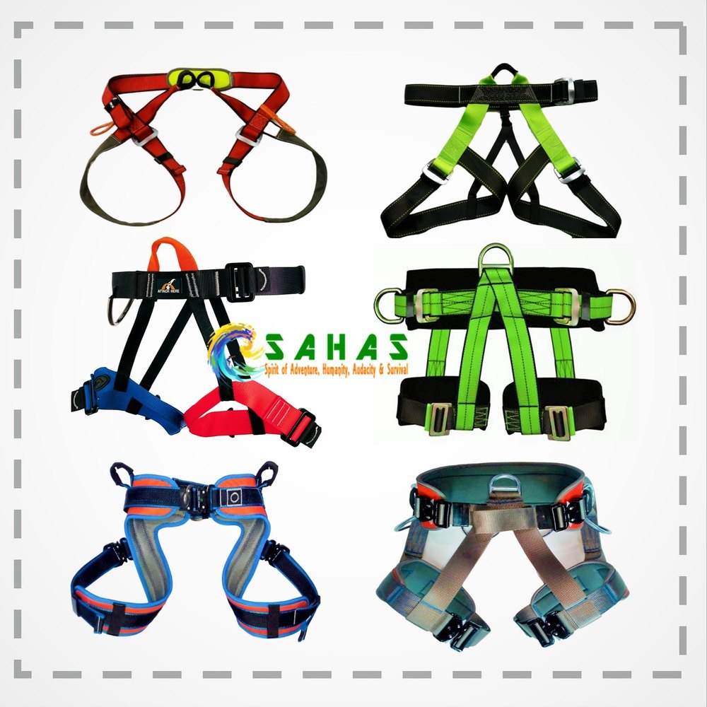 Sahas\'s Sit Harness (Seat Harness) For Climbing & Industrial Use, Size: Universal