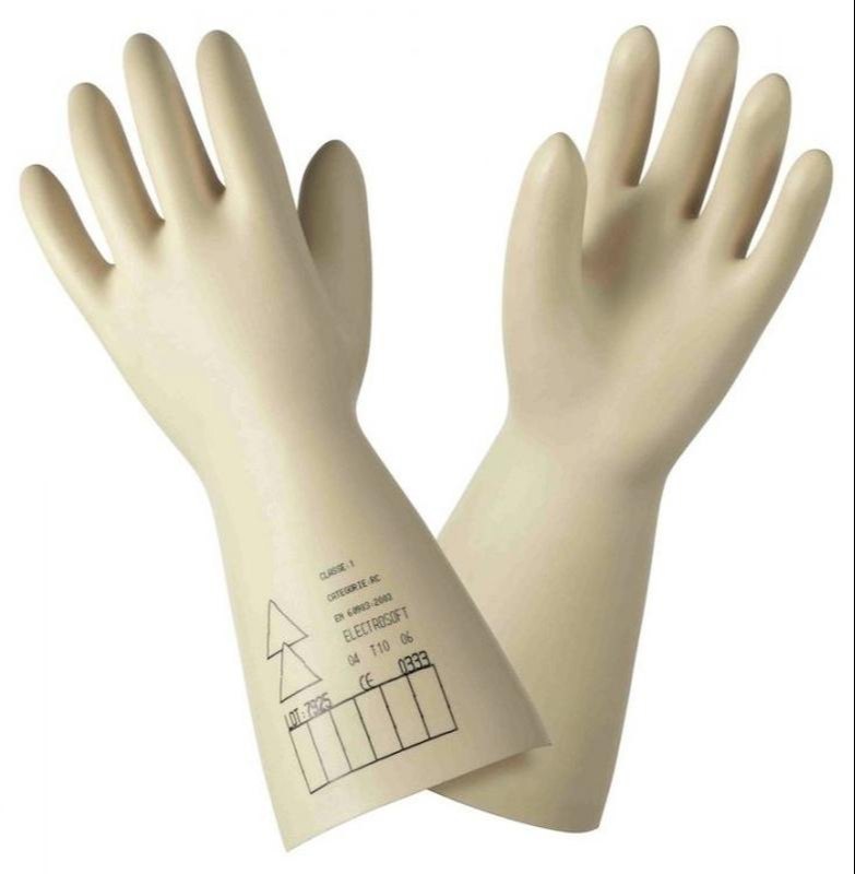 Latex White Honeywell Electrical Gloves, Model Name/Number: Electrosoft Class 00 - 2091903