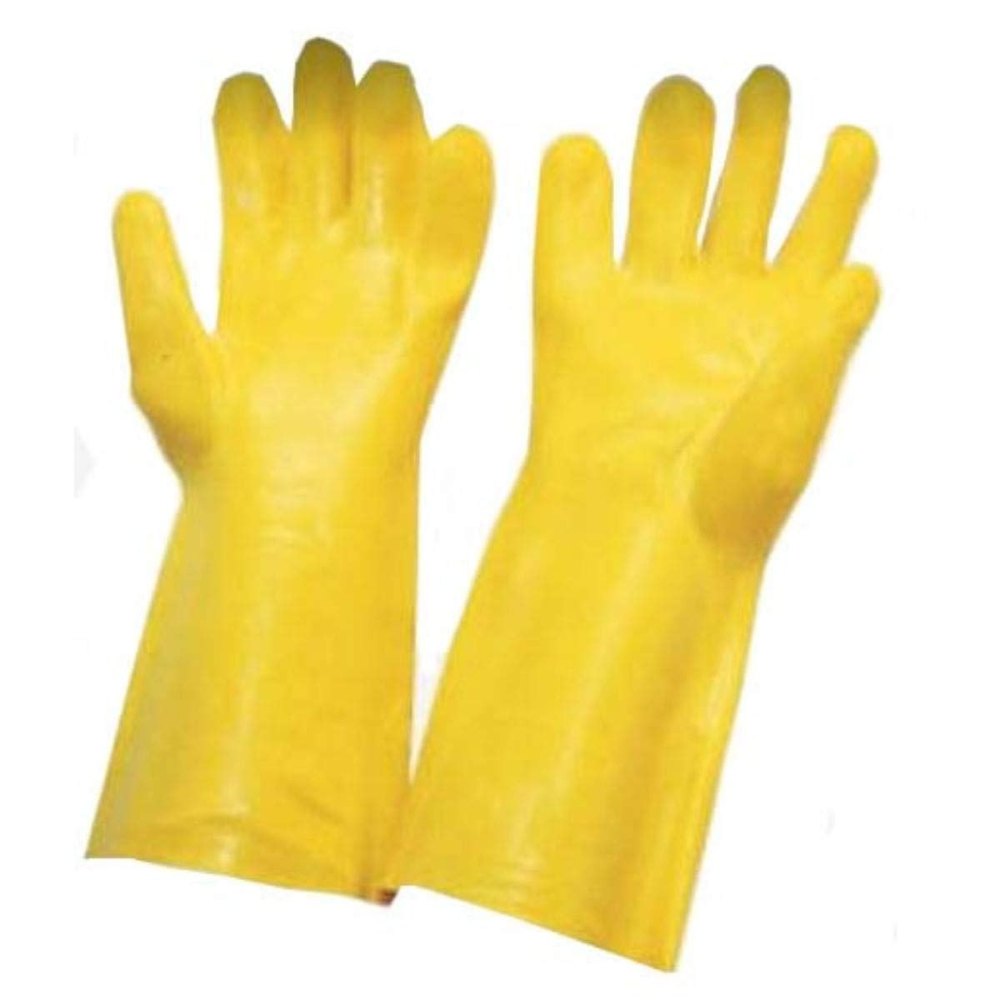 Latex White Raychem Electric Shock Proof Gloves, For Electrical protection